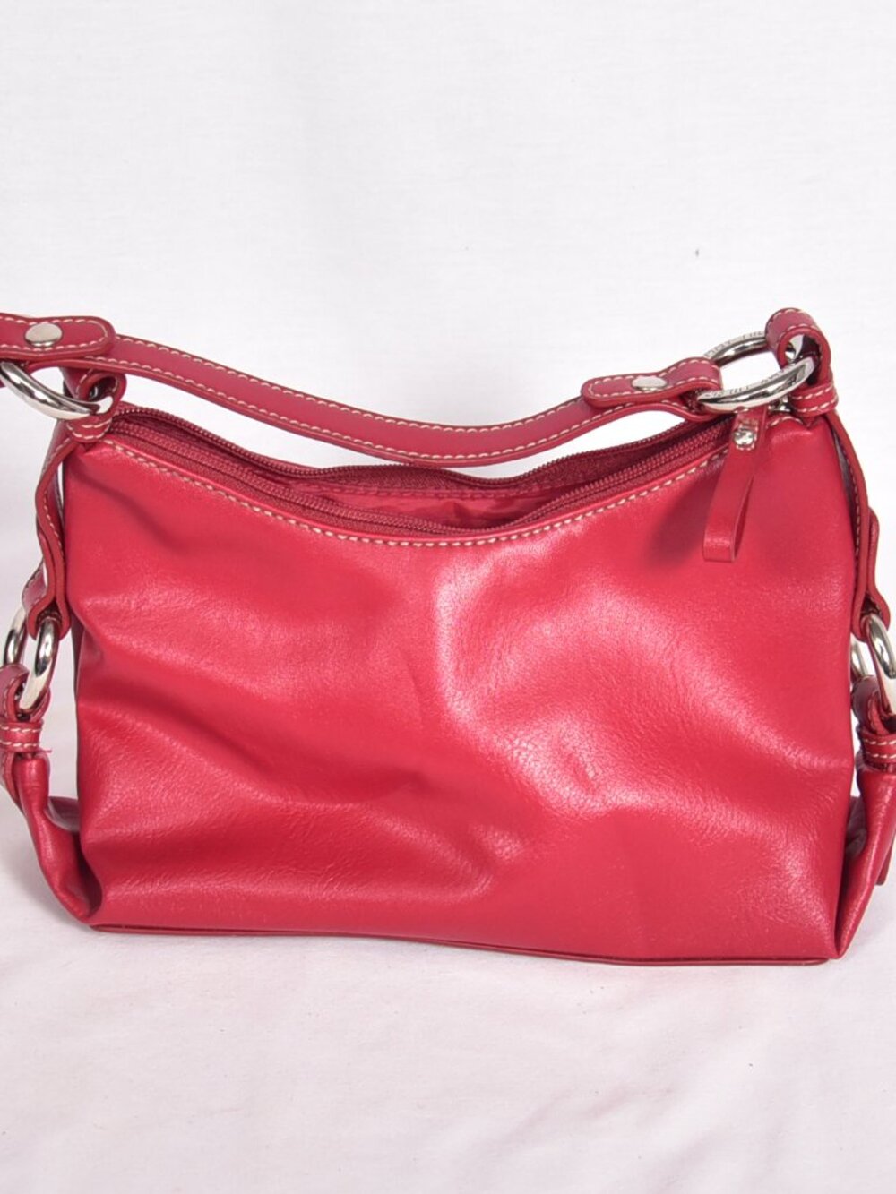Tommy Hilfiger Small Women's Red Leather Purse